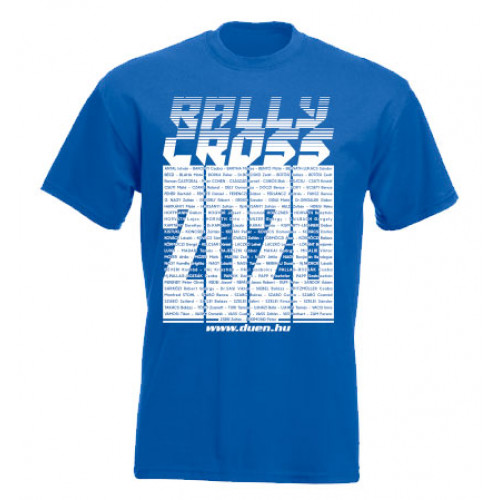 RALLYCROSS 2020 férfi póló, királykék