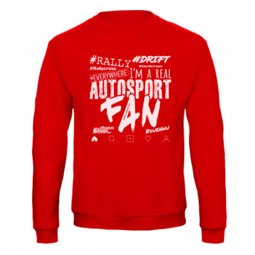 AUTOSPORT FAN 2021 pulóver, piros AUTOSPORT FAN 2021 pulóver, piros