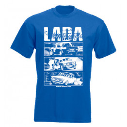 LADA ALLSTARS férfi póló, királykék