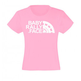 BABY RALLY FACE gyerek póló, rózsaszín