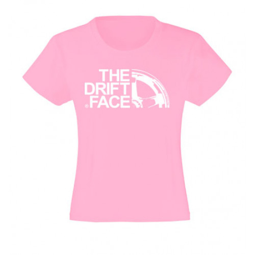 THE DRIFT FACE gyerek póló, rózsaszín