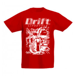 DRIFT LIFESTYLE lány póló, piros