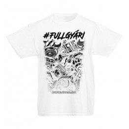 #FULLGYÁRI gyerek póló, fehér