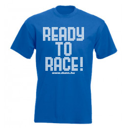 READY TO RACE férfi póló, királykék