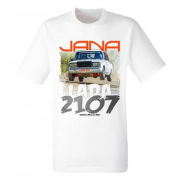 JANA 2107 férfi póló, fehér 