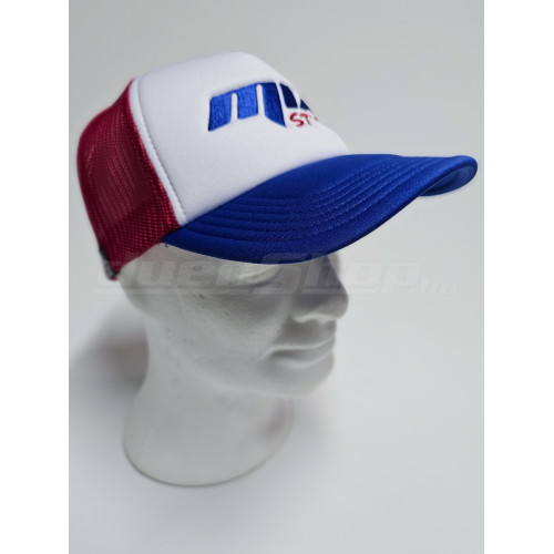 MIXI Style TRUCKER sapka, piros-királykék