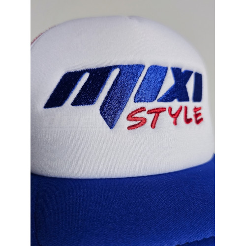 MIXI Style TRUCKER sapka, piros-királykék