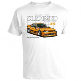 TUNING - Nissan Silvia SLAMMED - fehér