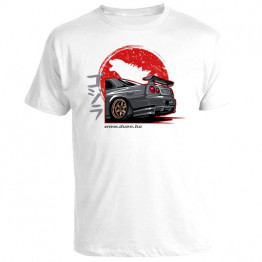 TUNING - Nissan GTR BACK Godzilla - fehér
