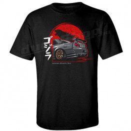 TUNING - Nissan GTR BACK Godzilla - fekete