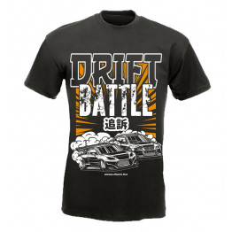 DRIFT BATTLE férfi póló, grafit