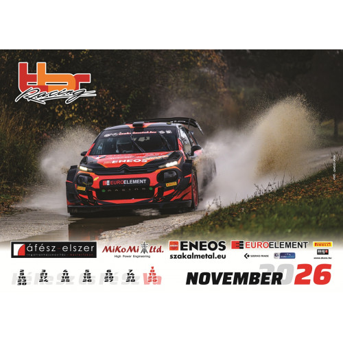 BÚTOR ROBI 2026 FALINAPTÁR A3 méret