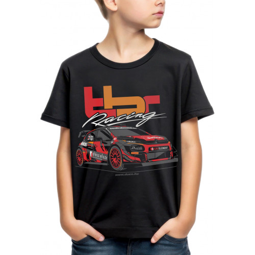 BÚTOR ROBI C3WRC 2025 gyerek póló, fekete BÚTOR ROBI C3WRC 2025 gyerek póló, fekete