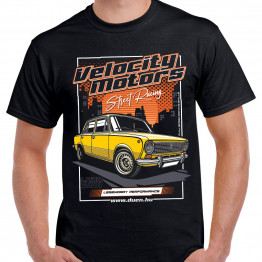 VELOCITY MOTORS - LADA 2101 férfi póló, fekete