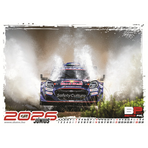 WRC FALINAPTÁR 2026 A3 méret WRC FALINAPTÁR 2026 A3 méret
