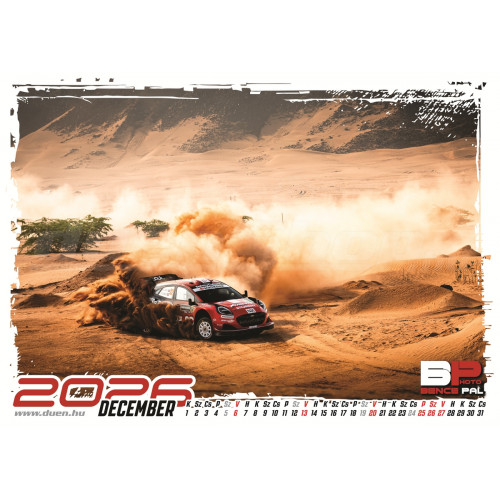 WRC FALINAPTÁR 2026 A3 méret WRC FALINAPTÁR 2026 A3 méret