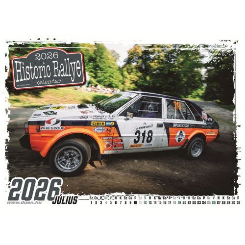 HISTORIC RALLYE 2026 FALINAPTÁR A3 méret HISTORIC RALLYE 2026 FALINAPTÁR A3 méret