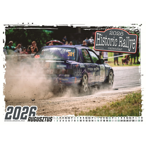 HISTORIC RALLYE 2026 FALINAPTÁR A3 méret HISTORIC RALLYE 2026 FALINAPTÁR A3 méret