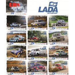 LADA AUTÓSPORT 2026 FALINAPTÁR A3 méret