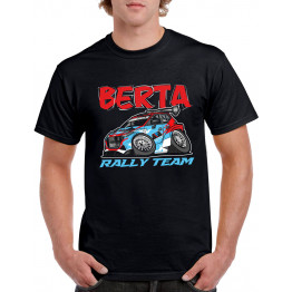 BERTA Rally Team férfi póló, fekete