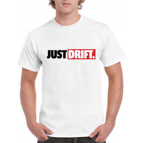 JUST DRIFT póló, fehér