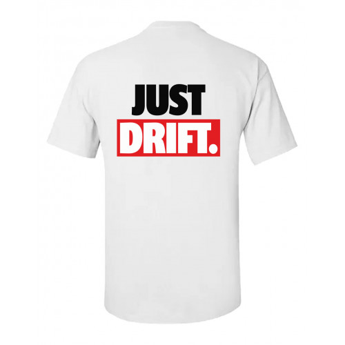 JUST DRIFT póló, fehér