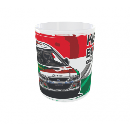 LEGENDARY HUNGARIANS - KISS FERI - Subaru Impreza WRC bögre, fehér