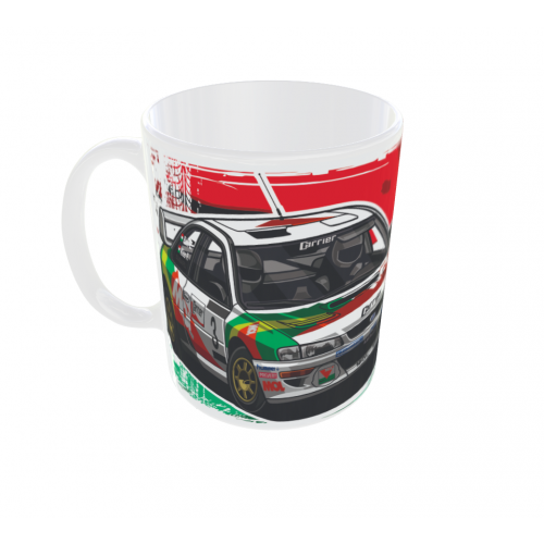 LEGENDARY HUNGARIANS - KISS FERI - Subaru Impreza WRC bögre, fehér