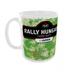 RALLY HUNGARY 2025 bögre, fehér