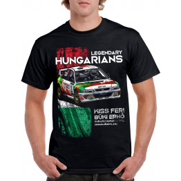 LEGENDARY HUNGARIANS - KISS FERI - SUBARU Impreza WRC férfi póló, fekete