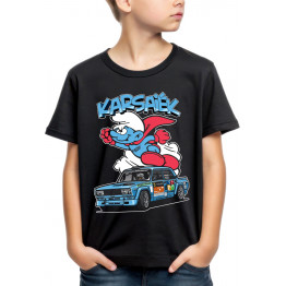 KARSAIÉK gyerek póló, fekete