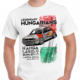 LEGENDARY HUNGARIANS - RANGA - LANCIA férfi póló, fehér LEGENDARY HUNGARIANS - RANGA - LANCIA férfi póló, fehér