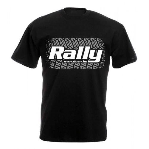 ÚJ RALLY murvanyom férfi póló, fekete ÚJ RALLY murvanyom férfi póló, fekete