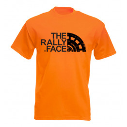 THE RALLY FACE férfi póló, narancs