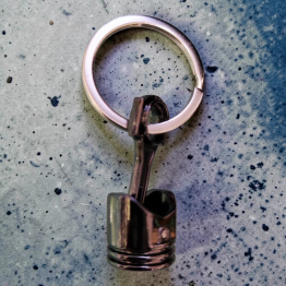 KULCSTARTÓ dugattyú, fekete