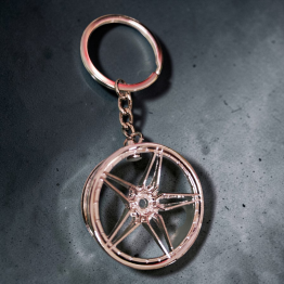 KULCSTARTÓ csillag felni, ezüst