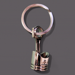 KULCSTARTÓ dugattyú, ezüst