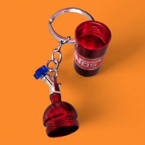 KULCSTARTÓ mini NOS palack, piros