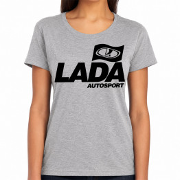 BASIC Lada Autosport női póló, szürke