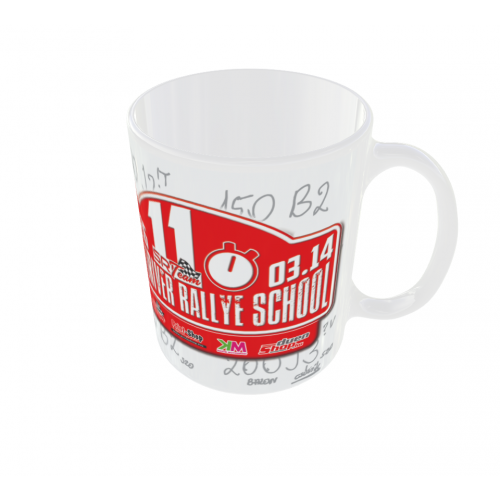 11.Co_Driver Rallye School bögre, fehér