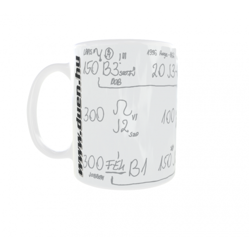 11.Co_Driver Rallye School bögre, fehér