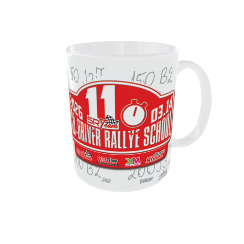 11.Co_Driver Rallye School bögre, fehér