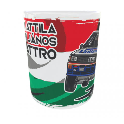 LEGENDARY HUNGARIANS - FERJÁNCZ ATTILA - Audi Quattro bögre, fehér