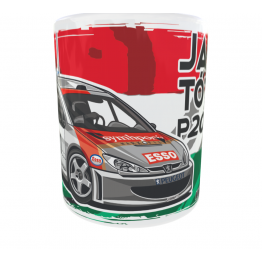 LEGENDARY HUNGARIANS - JANIKA - P206WRC bögre, fehér