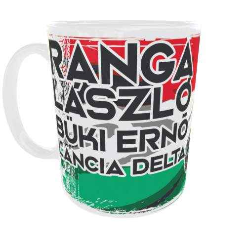 LEGENDARY HUNGARIANS - RANGA - LANCIA bögre, fehér