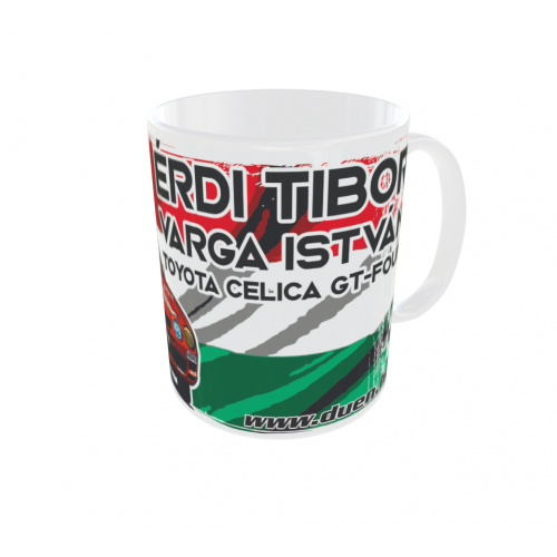 LEGENDARY HUNGARIANS - ÉRDI TIBOR - Toyota Celica GT-Four bögre, fehér