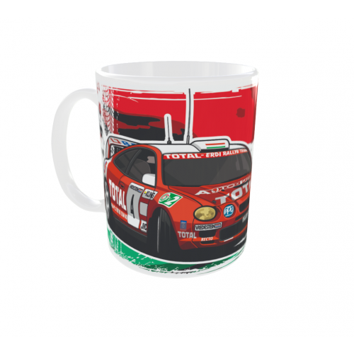 LEGENDARY HUNGARIANS - ÉRDI TIBOR - Toyota Celica GT-Four bögre, fehér