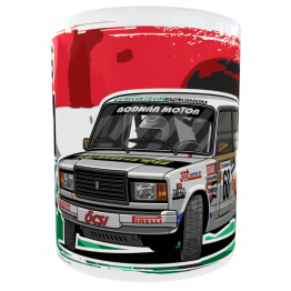 LEGENDARY HUNGARIANS - BALÁZS ÖCSI - Lada 21074 bögre, fehér