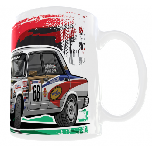 LEGENDARY HUNGARIANS - BALÁZS ÖCSI - Lada 21074 bögre, fehér