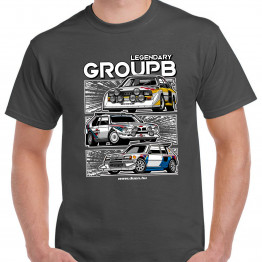 GroupB - 3in1 férfi póló, grafit GroupB - 3in1 férfi póló, grafit